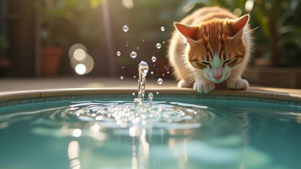 Fontaine à eau pour chat : pourquoi votre félin boit plus avec une eau en mouvement